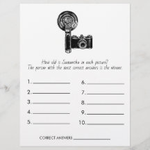 Vrijgezellenfeest spel raden de leeftijd bruiloft