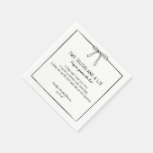 Vrijgezellenfeest spel "Twee waarheden en een leug Servet (Hoek)