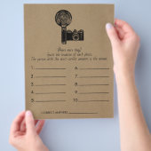 Vrijgezellenfeest spel waar waren ze? Bruiloft Flyer (Hand)