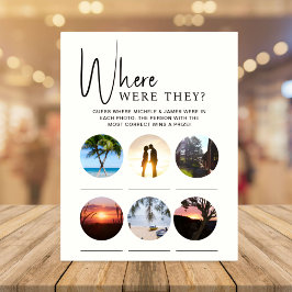 Vrijgezellenfeest spel waar zijn ze fotokaart kaart