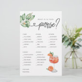 Vrijgezellenfeest spel Wat zit er in je portemonne (Staand voorkant)