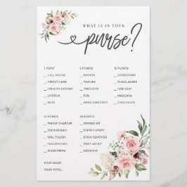 Vrijgezellenfeest spel Wat zit er in je portemonne