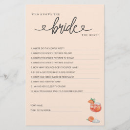 Vrijgezellenfeest spel Wie kent de bruid het beste