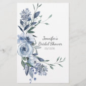 Vrijgezellenfeest Spel Woord Zoeken Dusty Blue Flo (Achterkant)