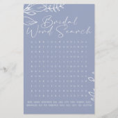 Vrijgezellenfeest Spel Woord Zoeken Periwinkle Flo (Voorkant)