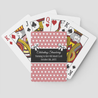 Vrijgezellenfeest Spelletjes Favoriet Roze Wit Gep Pokerkaarten