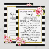 Vrijgezellenfeest Spelletjes x2 - Ringspel | Schor Kaart (Voorkant / Achterkant)