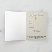 Vrijgezellenfeest Spirituele boeketten Bedankkaart (Binnen)