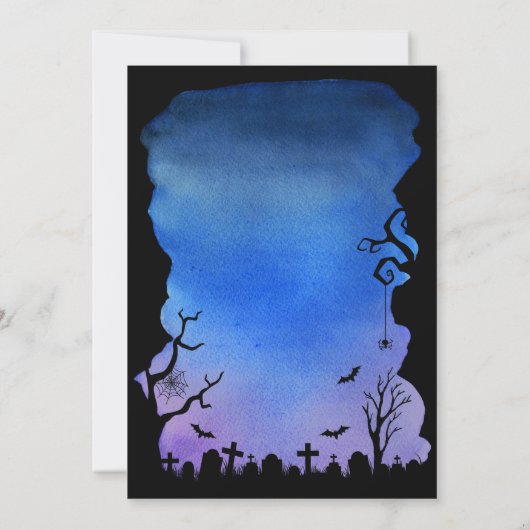 Vrijgezellenfeest Spooktacular Halloween Party Kaart (Achterkant)