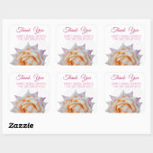 Vrijgezellenfeest Sticker Roze roze bloem (Vel)