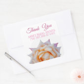 Vrijgezellenfeest Sticker Roze roze bloem (Envelop)