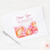 Vrijgezellenfeest Sticker Roze rozen (Envelop)