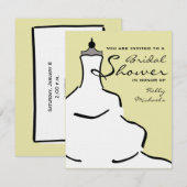 vrijgezellenfeest - Stijlvolle dress aangepaste kl Kaart (Voorkant / Achterkant)