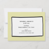 vrijgezellenfeest - Stijlvolle dress aangepaste kl Kaart (Achterkant)