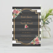 vrijgezellenfeest, strip, zwart wit kaart (Staand voorkant)