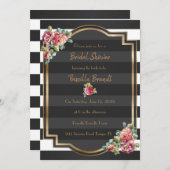 vrijgezellenfeest, strip, zwart wit kaart (Voorkant / Achterkant)