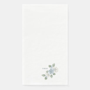 Vrijgezellenfeest Stusty Blue Floral - Aangepaste  Servet