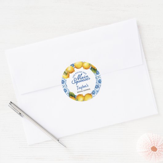Vrijgezellenfeest Summer Lemon Stickers (Envelop)