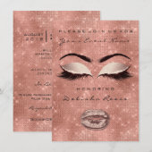 Vrijgezellenfeest Sweet 16e Roos Gouden Glitter Bl Kaart (Voorkant / Achterkant)