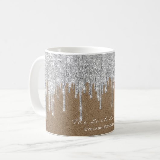 Vrijgezellenfeest Sweet 16th. Silver Grey Drift Kr Koffiemok (Voorkant links)