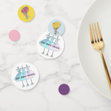 Vrijgezellenfeest Tabel Confetti