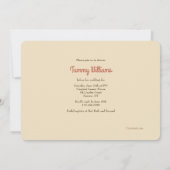 Vrijgezellenfeest Tabelinstelling Kaart (Achterkant)