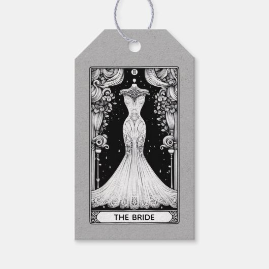 Vrijgezellenfeest Tarot Cadeaulabel (Voorkant)