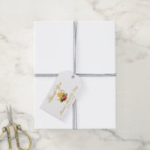 Vrijgezellenfeest Tea Bourgondië Boho Floral Dank  Cadeaulabel (Met Touw)