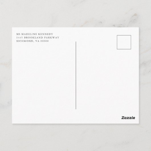 Vrijgezellenfeest Tea Elegant Blush Bloemen Goud I Briefkaart (Achterkant)