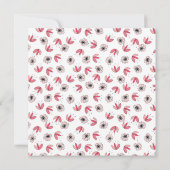 Vrijgezellenfeest Tea en Luncheon Invitation Kaart (Achterkant)