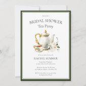 Vrijgezellenfeest Tea-partij Kaart (Voorkant)