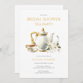 Vrijgezellenfeest Tea-partij Kaart (Voorkant / Achterkant)