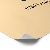 Vrijgezellenfeest Tea Party Bloemen krans Welkom Poster (Hoek)