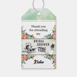 Vrijgezellenfeest Tea Party Favor Label Cadeaulabel