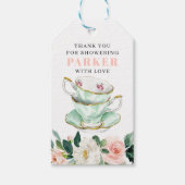 Vrijgezellenfeest Tea Party Favor Label Cadeaulabel (Voorkant)