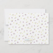 vrijgezellenfeest Tea Party - Hartelijk dank Bedankkaart (Achterkant)