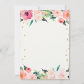 vrijgezellenfeest Tea Party Invitation Kaart (Achterkant)