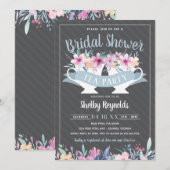 Vrijgezellenfeest Tea Party Invitation Kaart (Voorkant / Achterkant)