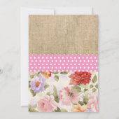 vrijgezellenfeest Tea Party Invitation Kaart (Achterkant)