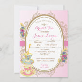 Vrijgezellenfeest Tea Party Invitation Kaart (Voorkant)