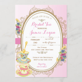 Vrijgezellenfeest Tea Party Invitation Kaart