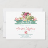 Vrijgezellenfeest Tea Party Kaart (Voorkant)