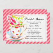 Vrijgezellenfeest Tea Party Kaart (Voorkant / Achterkant)