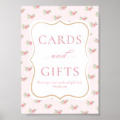 Vrijgezellenfeest Tea Party Kaarten en geschenken Poster (Voorkant)