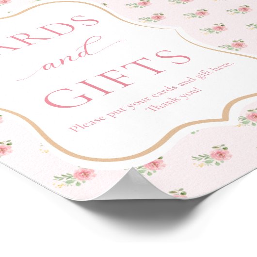 Vrijgezellenfeest Tea Party Kaarten en geschenken Poster (Hoek)