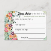 Vrijgezellenfeest Tea Party Liefdevol advies Informatiekaartje (Voorkant)