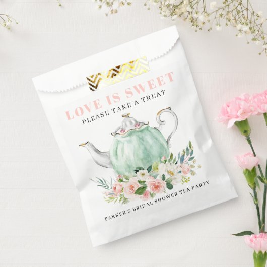 Vrijgezellenfeest Tea Party Love is Sweet Favor Ba Bedankzakje (Gezegeld)
