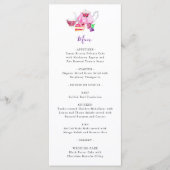 Vrijgezellenfeest Tea Party Paars Teapot Menu (Voorkant)