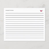 Vrijgezellenfeest Tea Party Recipcard Paars Script (Achterkant)