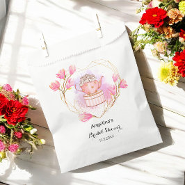 Vrijgezellenfeest Tea Party roze Rose Gold Favor B Bedankzakje